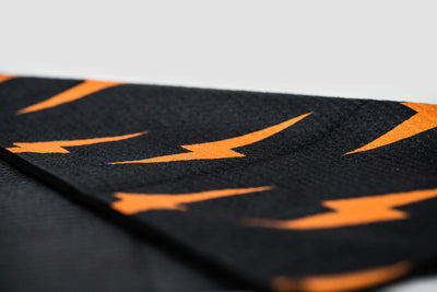 Astrapí Black / Orange Reversible Microfibre Towel