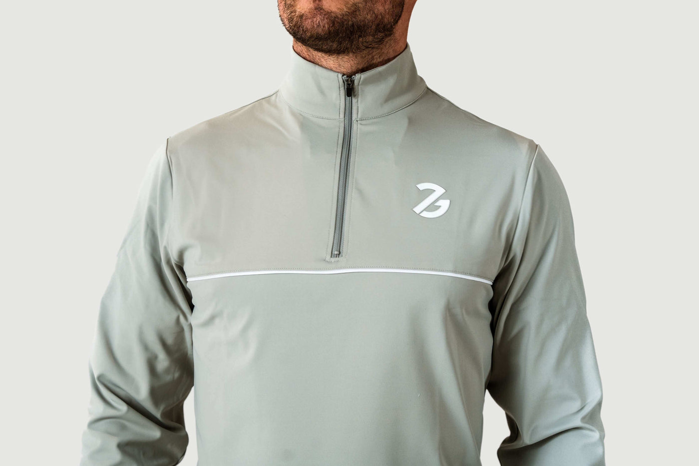 Anemos Grey Quarter Zip