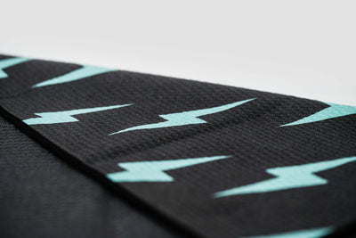 Astrapí Black / Turquoise Reversible Microfibre Towel