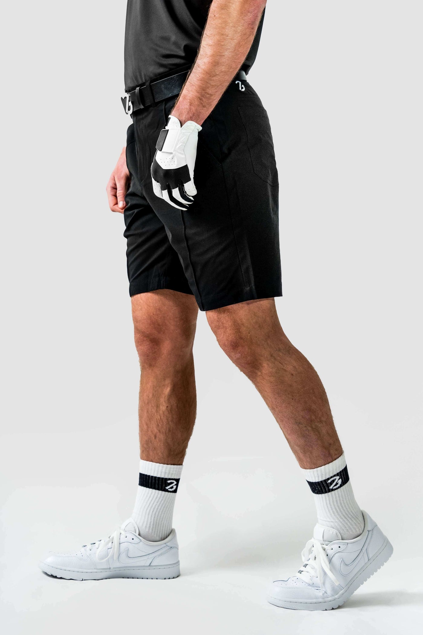 Petrini Stretch Shorts Black
