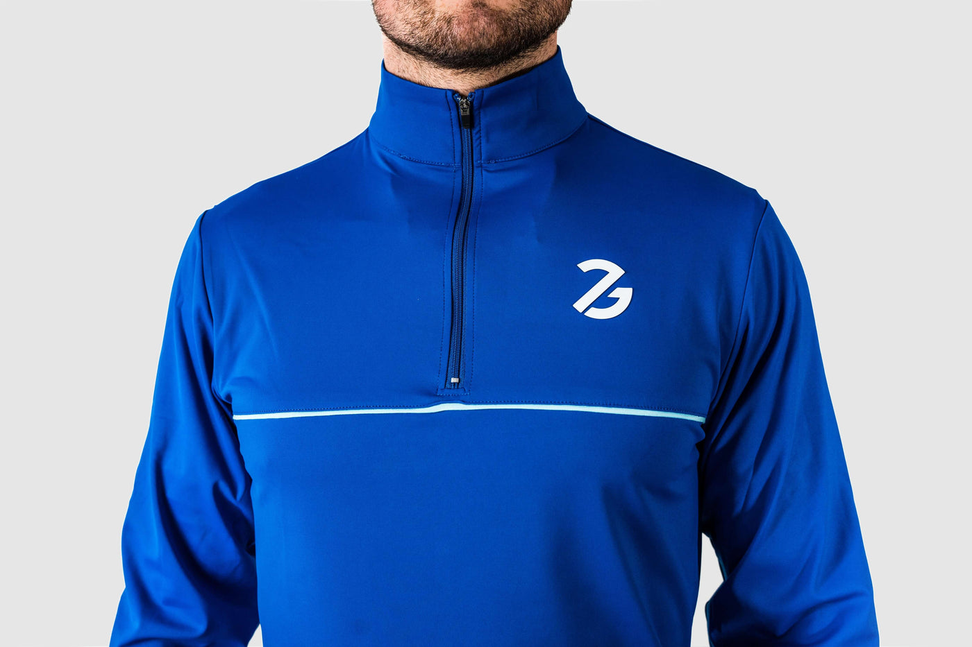 Anemos Blue Quarter Zip